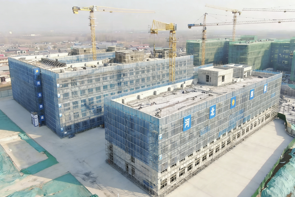 三分公司鹿泉区职教中心项目部实干攻坚迎来新节点